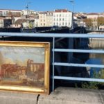 Le pont Vieux et l’église Saint-Barnard vers 1860