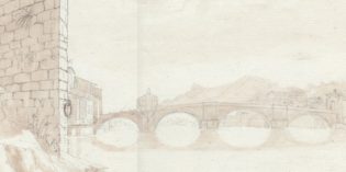 Le pont Vieux vers 1820